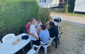 Préparation de l'entrée pour le repas du soir !