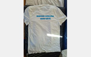 Tee-shirt pour l'anniversaire de Paul => inscription dans le dos !