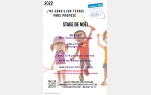 Stage de Noël 2022