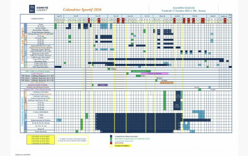 Calendrier sportif 2025-2026