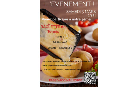 Raclette de Tennis 2022